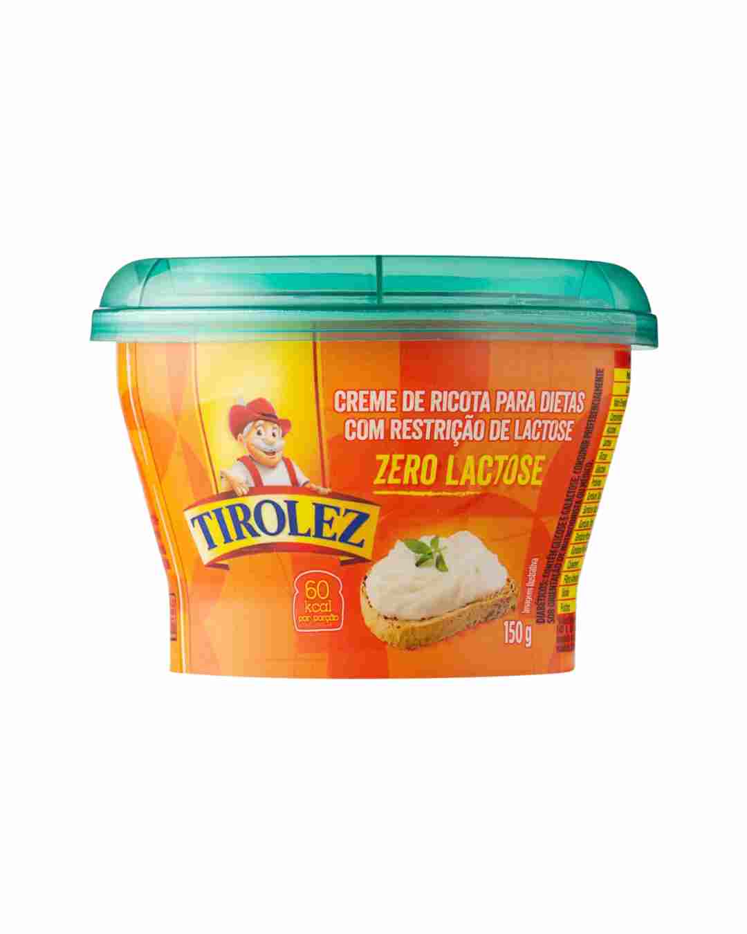 Creme de Ricota Zero Lactose Tirolez 150g